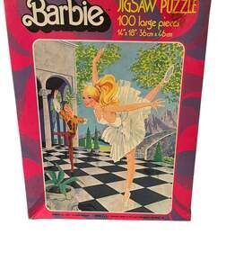 Vintage 1980 Whitman Ballerina Barbie Jigsaw Puzzle 100 Pieces 4678